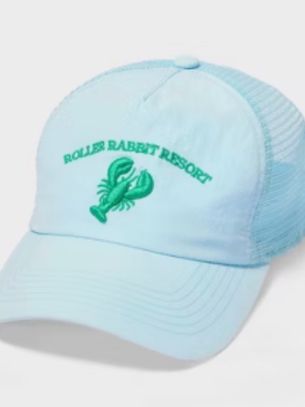 Roller Rabbit x Target Resort Light Blue Mesh Trucker Hat - Adult Adjustable Hat